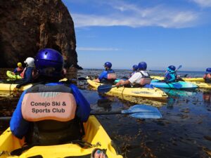 Kayaking Santa Cruz Island