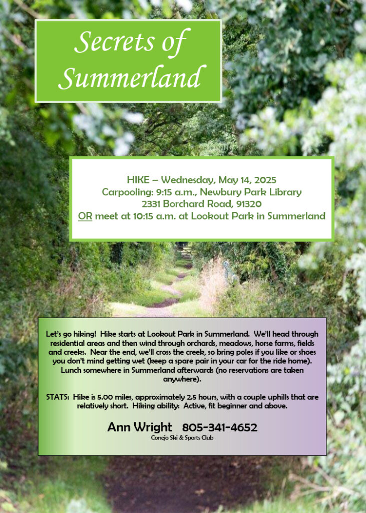 Secrets of Summerland - Hike at Lookout Park