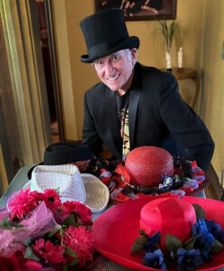  Afternoon tea party brought out many hats.