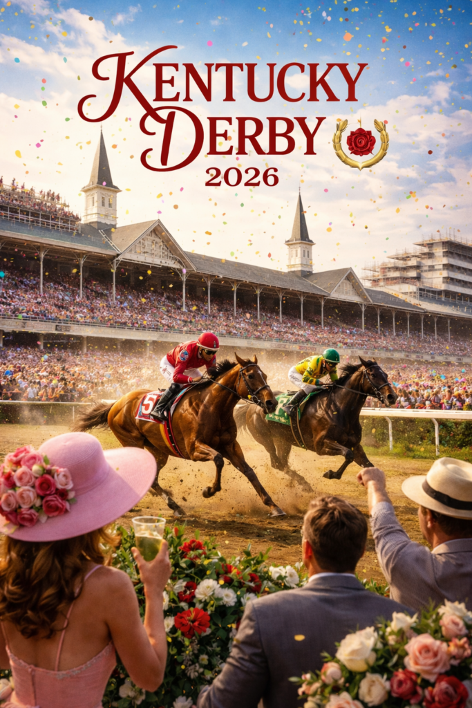 Party heartily at our annual Kentucky Derby party.