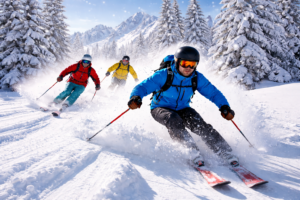 Going downhill is more fun with friends! And the Conejo Ski & Sports Club has lots of friends for you.